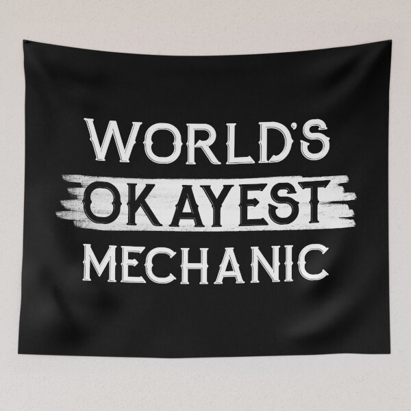 Item preview, World's Okayest Mechanic designed and sold by NikStore.