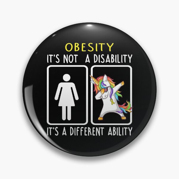 Item preview, Obesity It's not a Disability It's a different Ability designed and sold by DianabellShop.