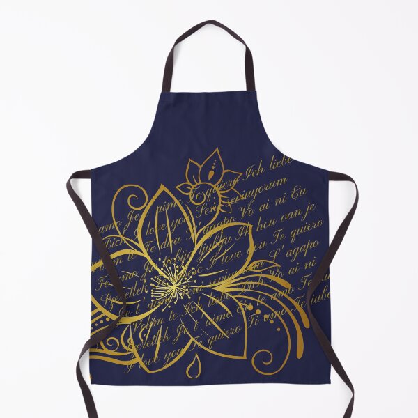 Item preview, Golden Flower I Love You, Je T'aime, Ich Liebe Dich.... designed and sold by Branka.