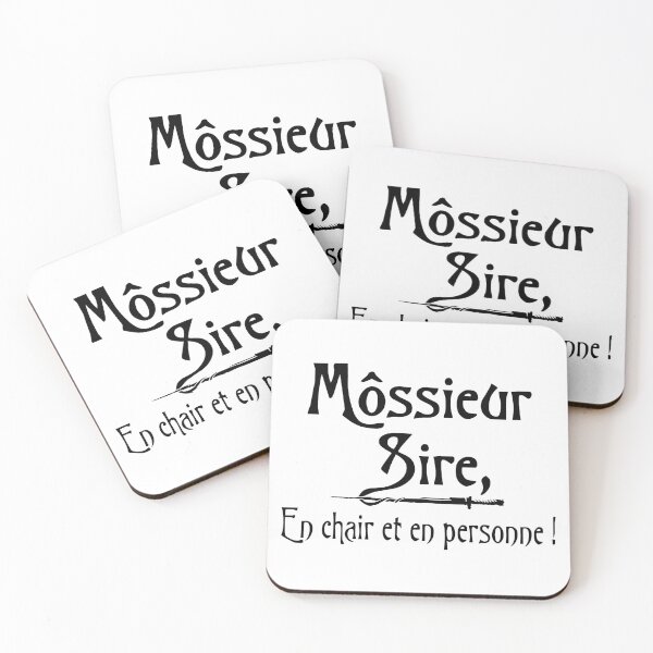 Aperçu de l'œuvre Môssieur Sire, en chair et en personne - Humour citation série créée et vendue par rubislys.