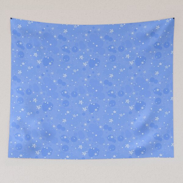 Item preview, Blue Space Pattern , Stars Pattern on Blue Cloth designed and sold by garniturex.