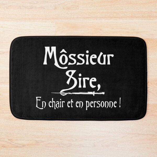 Item preview, Môssieur Sire, in the flesh and in person - Humor quote series designed and sold by rubislys.
