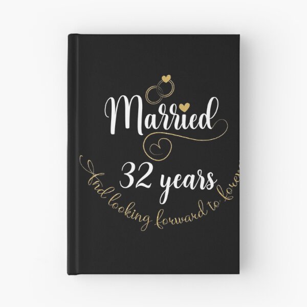 Item preview, Married 32 Years And Looking Forward To Forever Cute Couples graphic designed and sold by Grabitees.