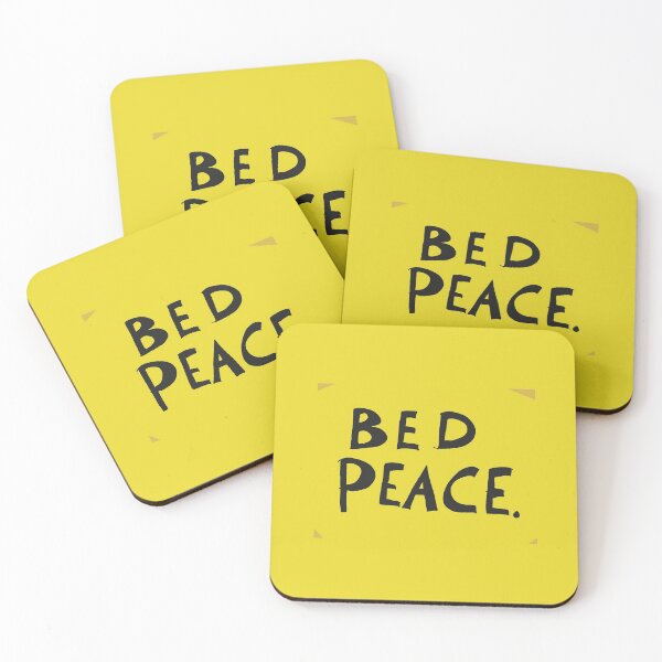 Item preview, BED PEACE: (John & Yoko): Original Black Text, Yellow on Yellow with Tape designed and sold by Day Chapman.