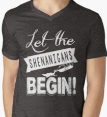 Saint Patricks Day Shenanigans Men's V-Neck T-Shirt