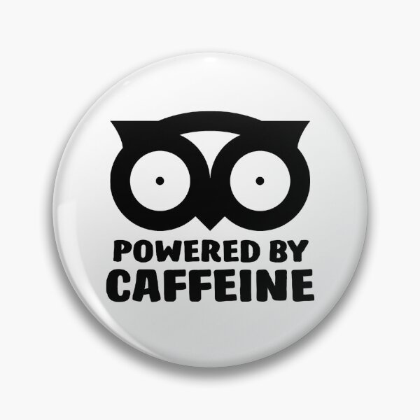 Item preview, Powered by Caffeine - Coffee Addicts Design designed and sold by Youniverse1111.