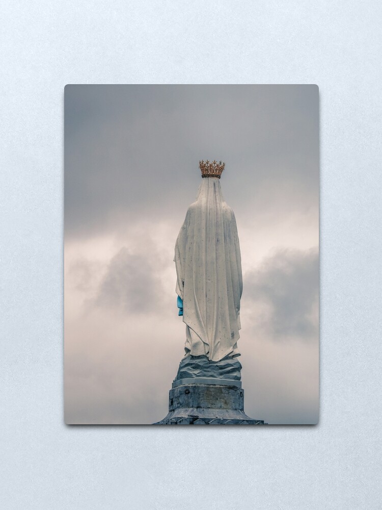 Alternate view of Blessed Virgin Mary - Our Lady of Lourdes France Metal Print