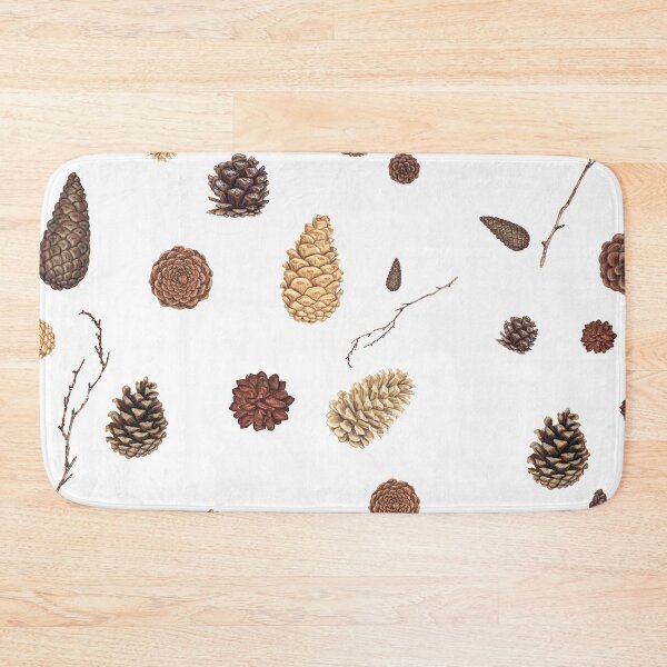Item preview, Pine Cones Tree / Vintage Pinecone collection Botanist / Vintage Boho Style Nature  Botanical Cones Chart designed and sold by anodyle.