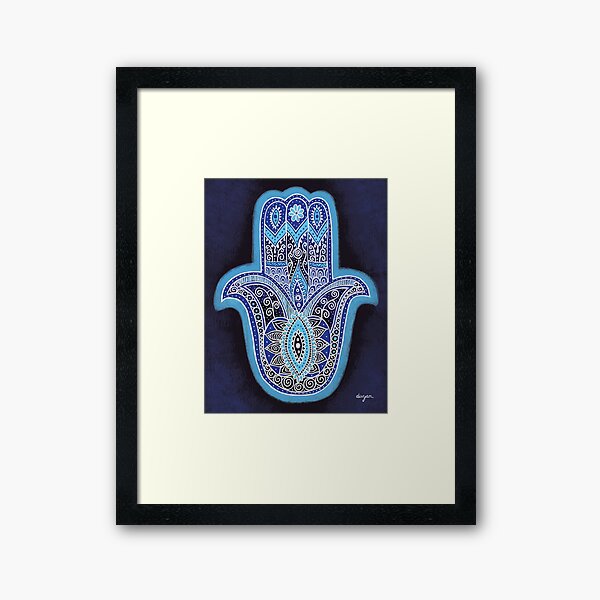 Hamsa Framed Art Print