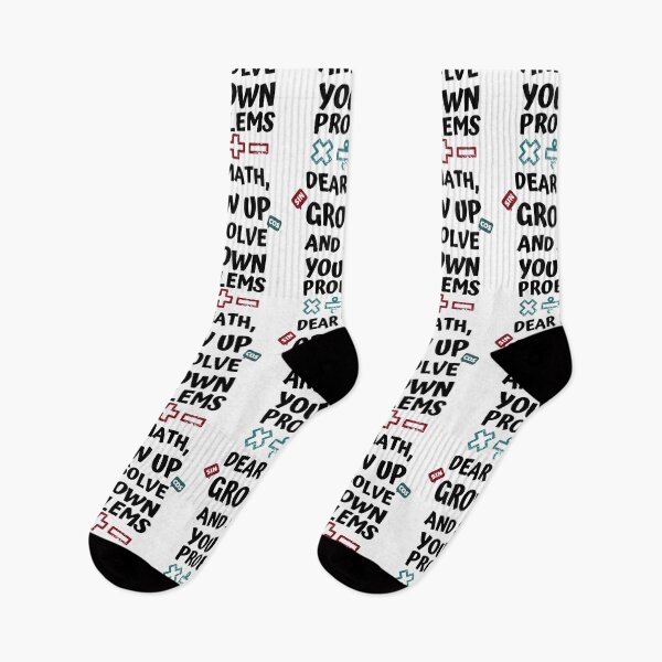 Item preview, Dear Math Grow Up Solve Your Own Problems, Funny Math Gift designed and sold by AmazingEcraft.