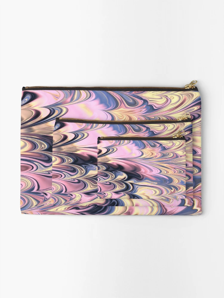 Thumbnail 2 of 4, Zipper Pouch, Random Design in Pastel designed and sold by ReesDesigns.