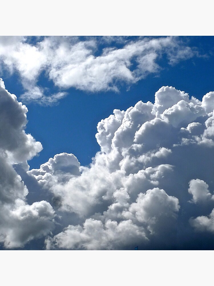 Thumbnail 4 of 4, Pillow, White Clouds over Gothenburg designed and sold by LeifViktor.