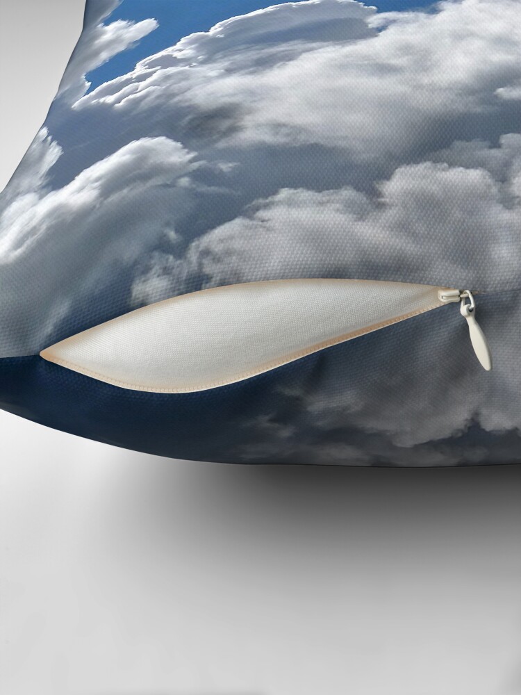 Thumbnail 2 of 4, Pillow, White Clouds over Gothenburg designed and sold by LeifViktor.