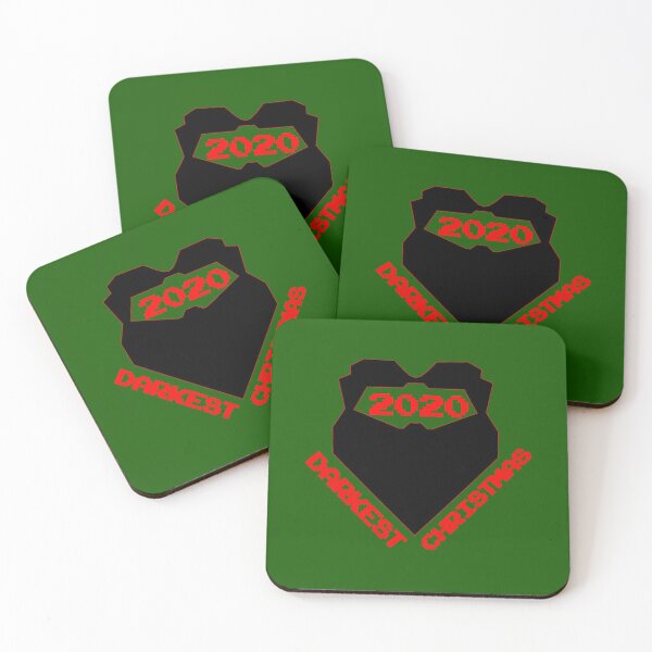 Item preview, Darkest timeline: Darkest Christmas 2020 -  Special Festive Christmas Edition. Black evil beard - red retro arcade typography designed and sold by Deegital18.