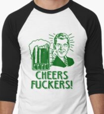 Irish Cheers For Saint Patricks Day Men's Baseball ¾ T-Shirt