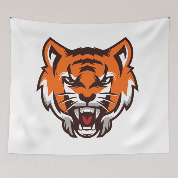 Item preview, Angry tiger face  designed and sold by Ani1111.