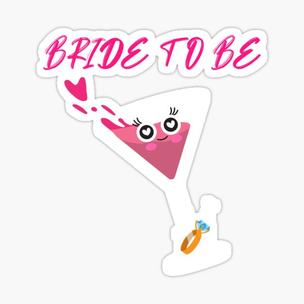 Bride to be Comic (Graphic) Sticker for Sale by Allyoudois