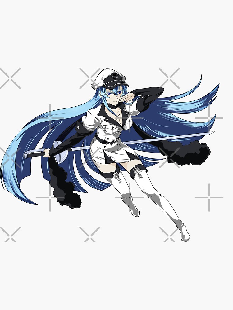 Esdeath Akame Ga Kill Sticker - Esdeath Akame Ga Kill - Discover