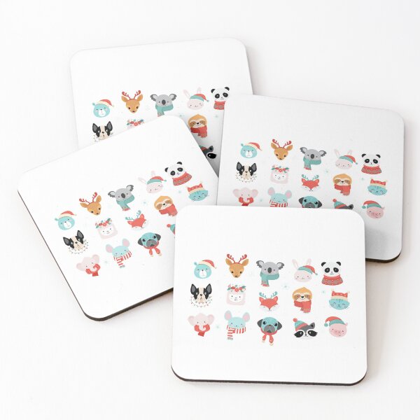 Item preview, Collection of Christmas cute animals designed and sold by zanbo.
