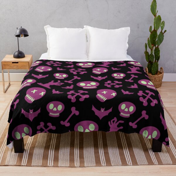 Item preview, Scary Skull Patterns , Skull Pattern on Black Background.  designed and sold by garniturex.