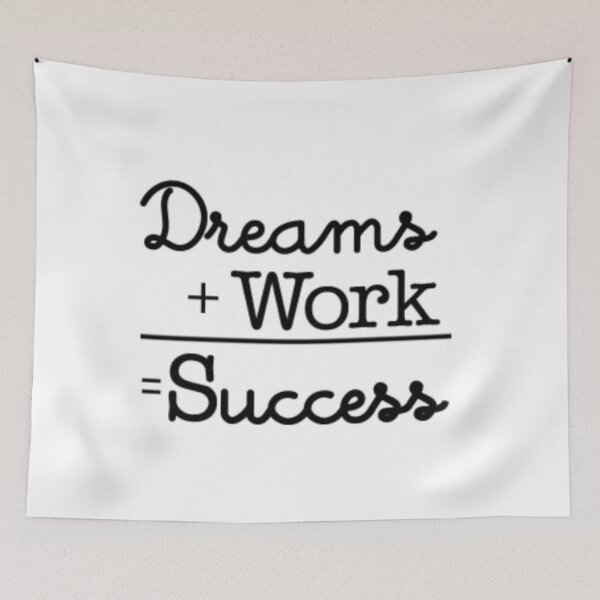 Item preview, Dreams + work = success  designed and sold by Roisin678.