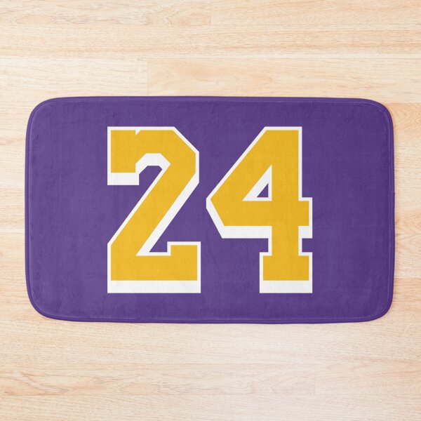 Item preview, 24 Yellow Number Twenty-four Purple Basketball Jersey designed and sold by elhefe.
