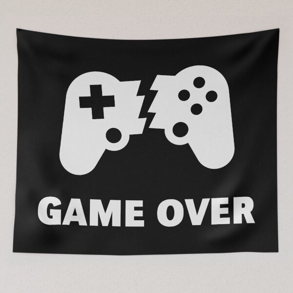 Item preview, Broken Controller – Game Over (Gamer / Finish / White) designed and sold by MrFaulbaum.