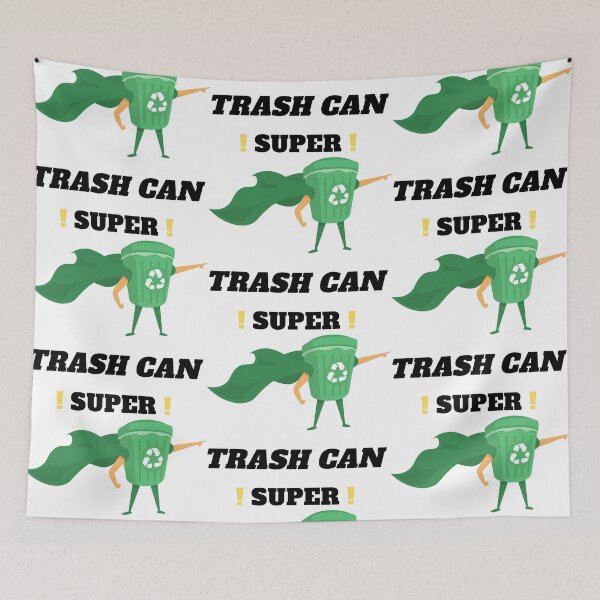 Item preview, Super-Trash Can designed and sold by HappinessTrade.