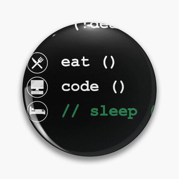 Item preview, eat code sleep developer programming design designed and sold by Grinover.