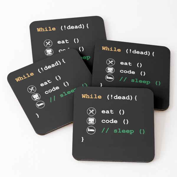 Item preview, eat code sleep developer programming design designed and sold by Grinover.