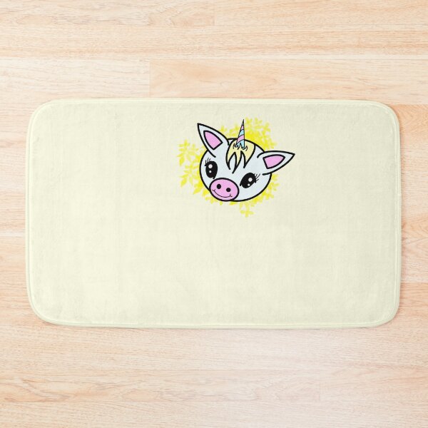 Item preview, Little cute unicorn with pretty yellow flowers designed and sold by BV-creas.