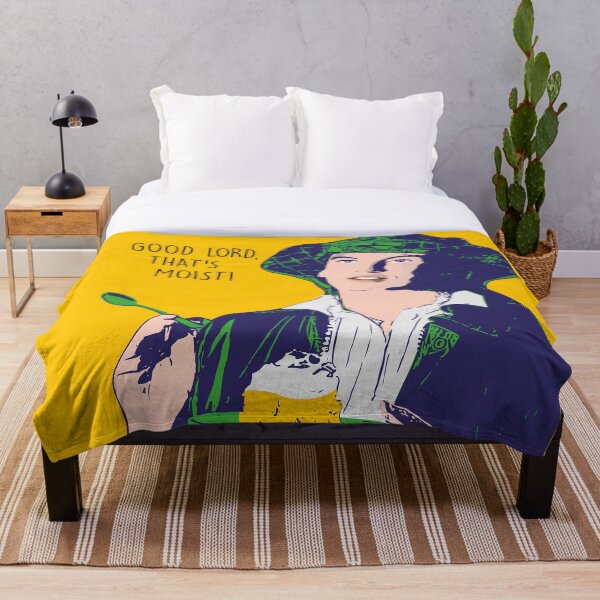 miranda hart - moist - pop art edition Throw Blanket
