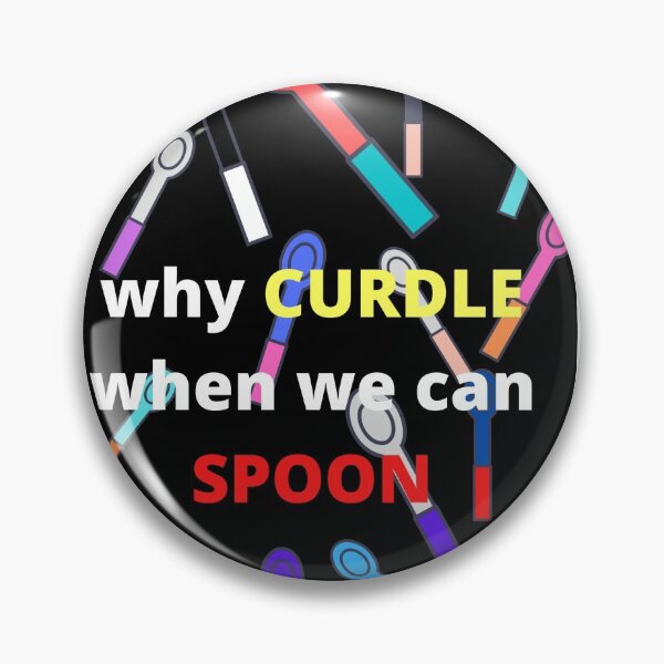 Item preview, WHY CURDLE WHEN WE CAN SPOON (BLACK) designed and sold by Rapelangb.