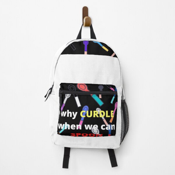 Item preview, WHY CURDLE WHEN WE CAN SPOON (BLACK) designed and sold by Rapelangb.