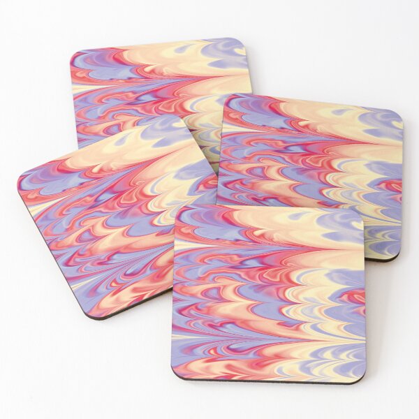 Item preview, Vibrant Marbled Feather Design  designed and sold by ReesDesigns.