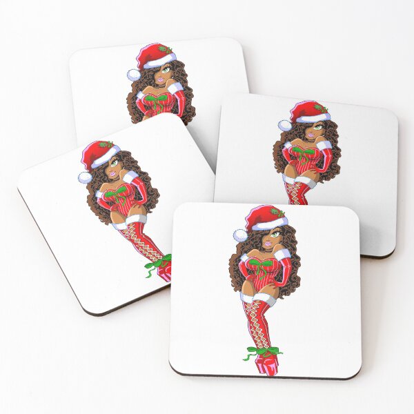 Item preview, Black Female Santa Claus (African American Santa Mask) designed and sold by Harold Guillory.
