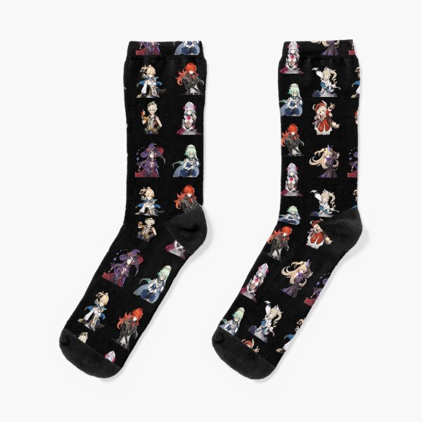 Genshin Impact Characters Aufkleber Set Socken