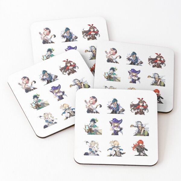Item preview, Genshin Impact Characters Sticker Set designed and sold by stickertopic.