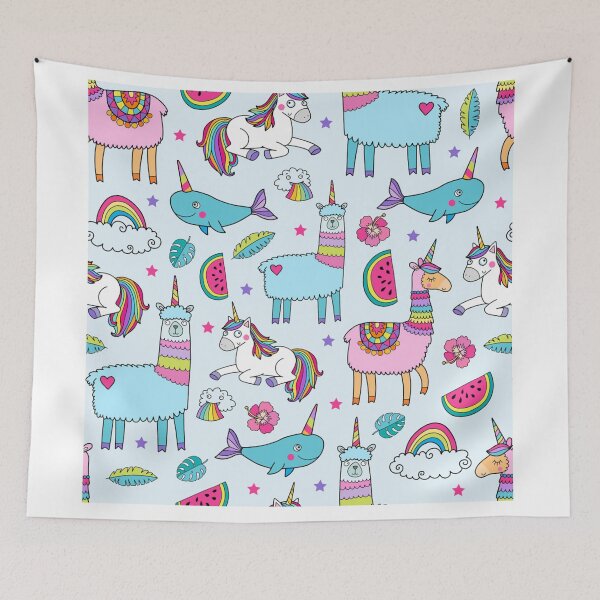 Item preview, unicorn llama designed and sold by zanbo.