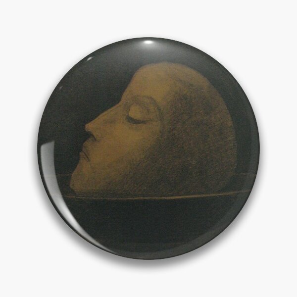 Item preview, Head of a martyr by Odilon Redon designed and sold by IndieArtDream.