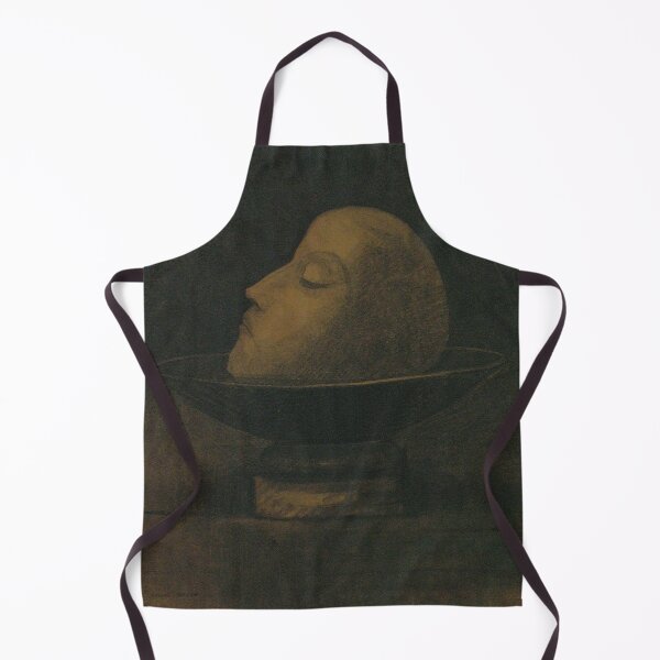 Item preview, Head of a martyr by Odilon Redon designed and sold by IndieArtDream.