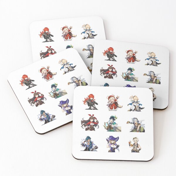 Item preview, Genshin Impact Characters Sticker Set designed and sold by stickertopic.