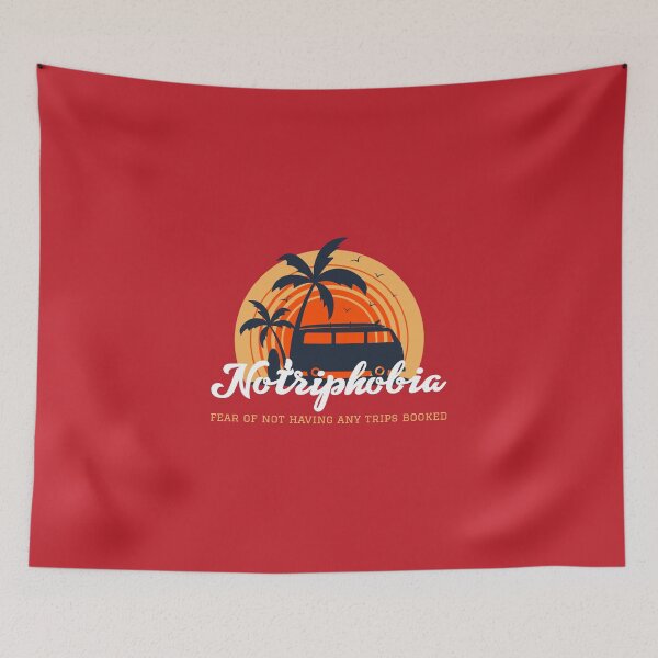 Item preview, Notriphobia - fear of not having any trips booked designed and sold by PhobiaStore.