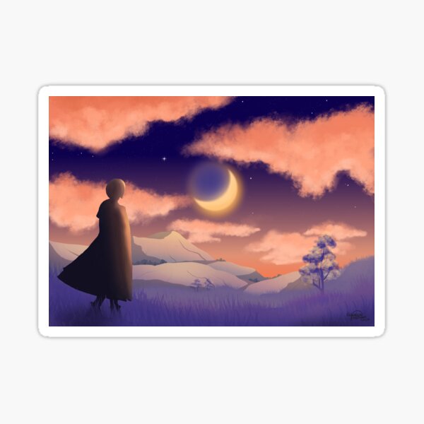 The Doctor in the Moonlight Sticker