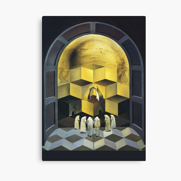 "Salvador Dali Skull of Zurbaran" Canvas Print for Sale by