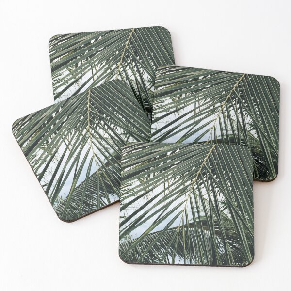 Item preview, Palm Leaves Retro Island Photography designed and sold by HintofNature.