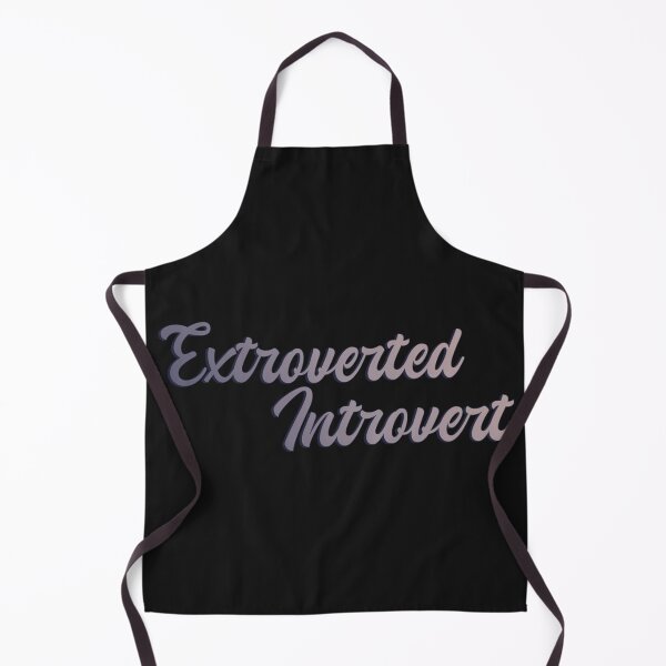 Item preview, Extroverted Introvert - Bold Purple Grey Text designed and sold by TheMajesticGoat.