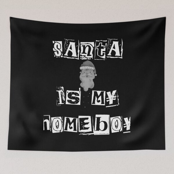 Item preview, Santa Is My Homeboy Funny Santa designed and sold by The Full Cart.