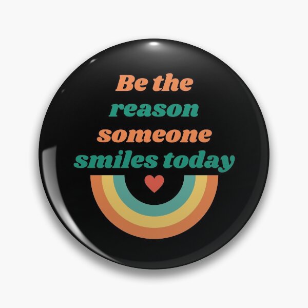 Item preview, Be The Reason Someone Smiles Today Retro Rainbow Colour designed and sold by Unworldly.