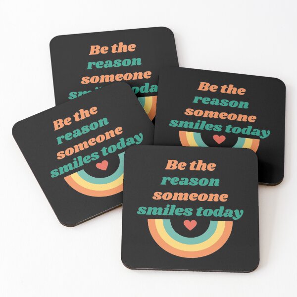 Item preview, Be The Reason Someone Smiles Today Retro Rainbow Colour designed and sold by Unworldly.